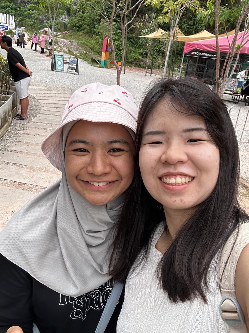Ruby and JJ at Tasik Cermin
